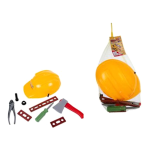 Construction Helmet & Tool Set - 9 piece